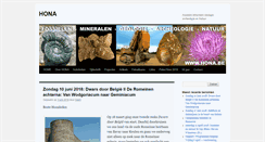 Desktop Screenshot of hona.be